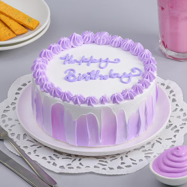 Pink Vanilla Bean Birthday Cake - Smells Like Home