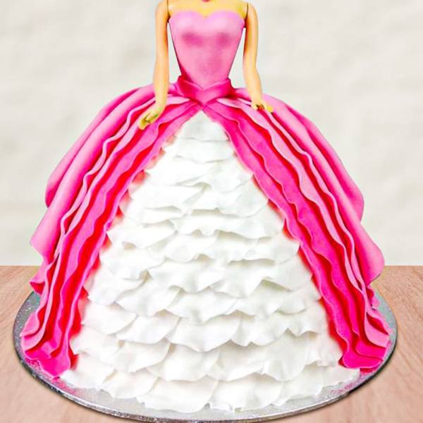 Barbie Fondant Cake - Image 3