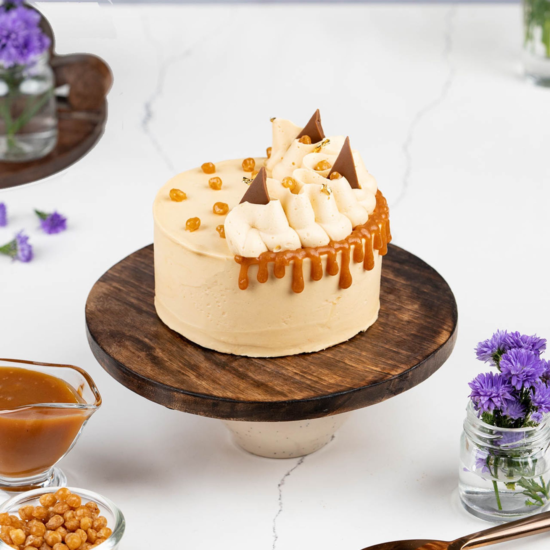 Butterscotch Mini Vanilla Cake