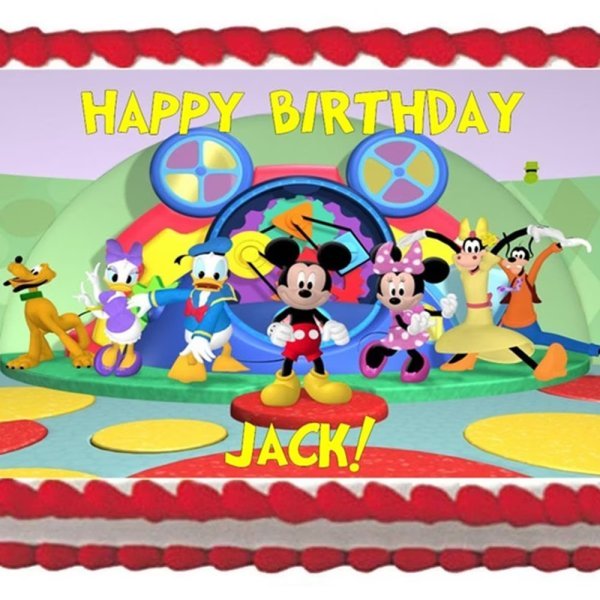 Mickey Mouse Clubhouse Photo Cake - Image 2