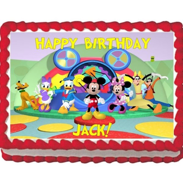 Mickey Mouse Clubhouse Photo Cake - Image 3
